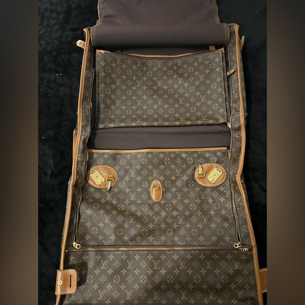 Louis Vuitton Monogram Large Travel Garments Bag in Brown - Picture 5 of 10